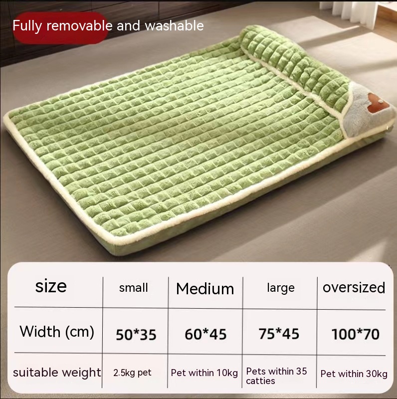 Detachable And Washable Winter Warm Dog Mat For Sleeping