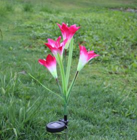 Solar Lily Colorful LED Artificial Lantern